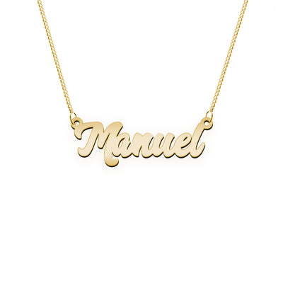 Namenskette für Kinder  Schriftart "Manuel"