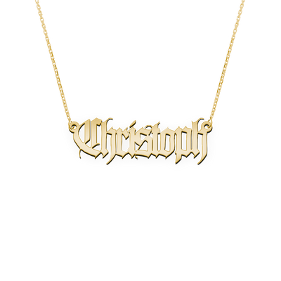 Namenskette Schriftart "Christoph"