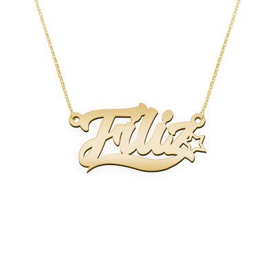 Namenskette Schriftart "Filiz"