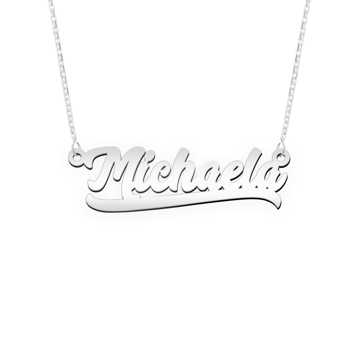 Namenskette Schriftart "Michaela"
