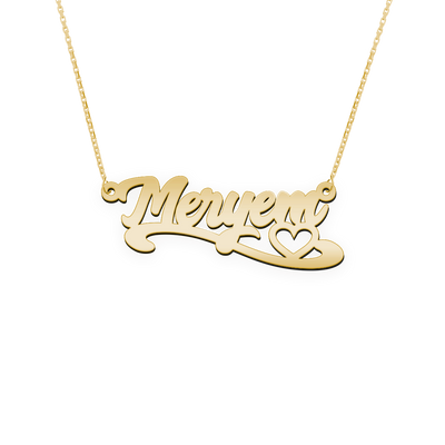 Namenskette Schriftart "Meryem"